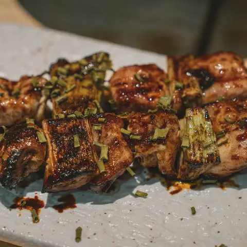 Yakitori negima